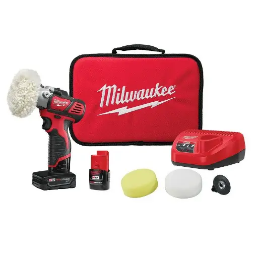 [MIL-2438-22X] PULIDORA/ LIJADORA DE VELOCIDAD VARIABLE M12™ KIT CON DOS BATERIAS
