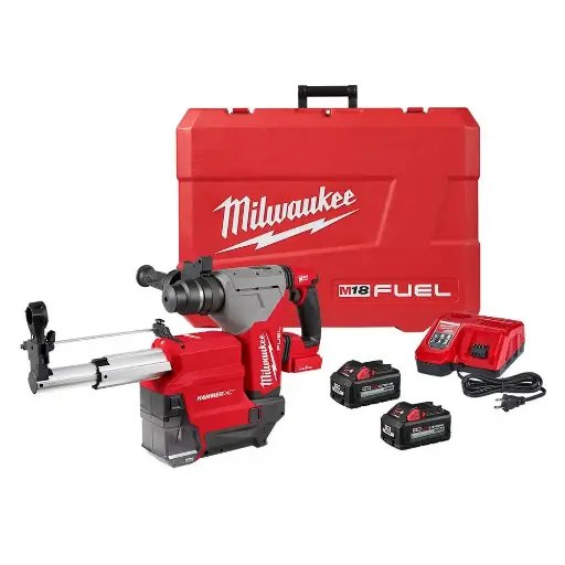 [MIL-2915-22DE] ROTOMARTILLO M18 FUEL SDS PLUS DE 1-1/8" CON EXTRACTOR DE POLVO, ONE KEY Y HAMMERVAC KIT
