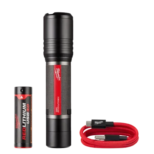 [MIL-2162-21] LINTERNA RECARGABLE REDLITHIUM USB DE 2000 LUMENES