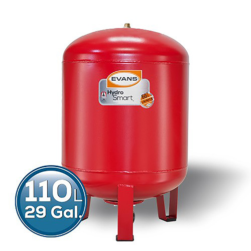 [EVA-EQTH-110VE] TANQUE HIDRONEUMATICO VERTICAL 110L MEMBRANA INTERCAMBIABLE