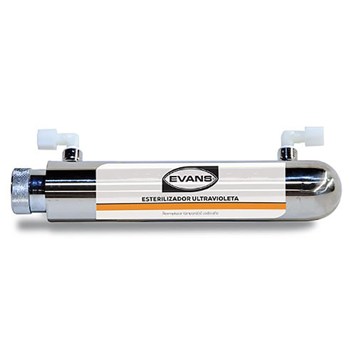 [EVA-UV-6W] LAMPARA UV ACERO INOX. 6W
