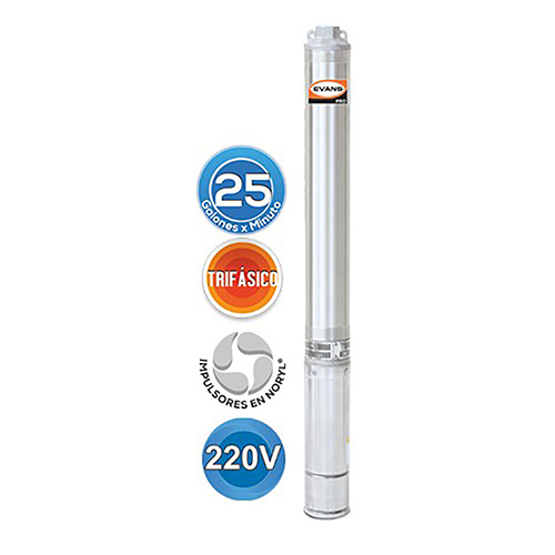 [EVA-SD425ME0100G] EQUIPO DE RIEGO SUMERGIBLE 25GPM 1 HP 220V 3F-2INCH (NO GRAVA IVA)