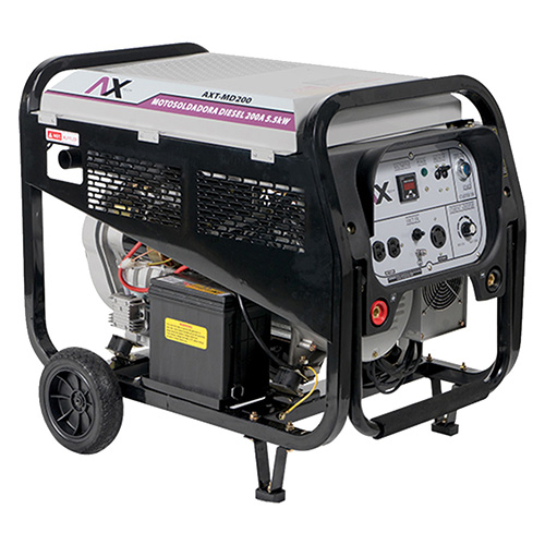 [AXT-MD200] MOTOSOLDADORA DIESEL 200 AMP 10 HP 5,500 W (TORO DIESEL)