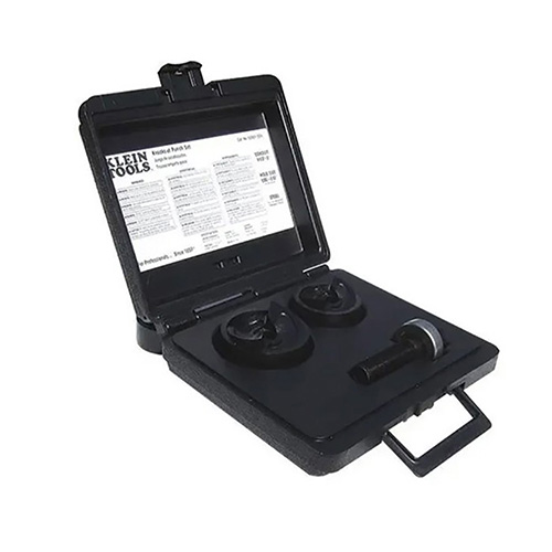 [KLE-53901] JUEGO DE 2 SACABOCADOS DE 1 1/2 Y 2 EN ESTUCHE NO INCLUYE MATRACA