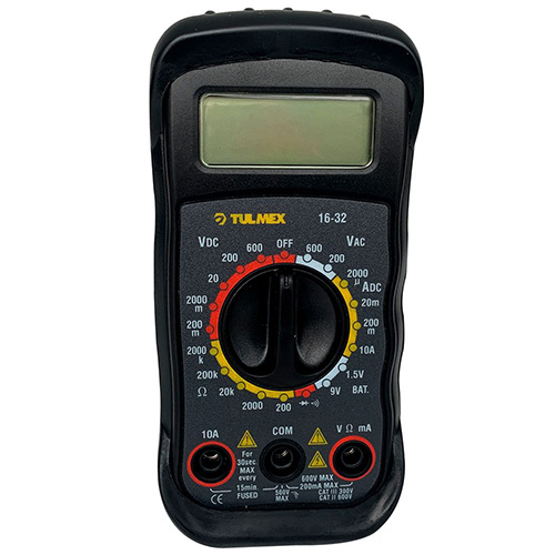 [TUL-16-32] MULTIMETRO DIGITAL DE BOLSILLO 600 V