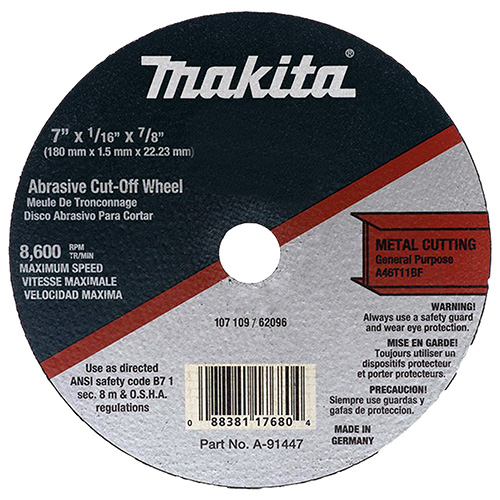 [MAA-A-91447] DISCO P/CORTE ACERO INOXIDABLE 7 (PLANO) (MAA-A91447)