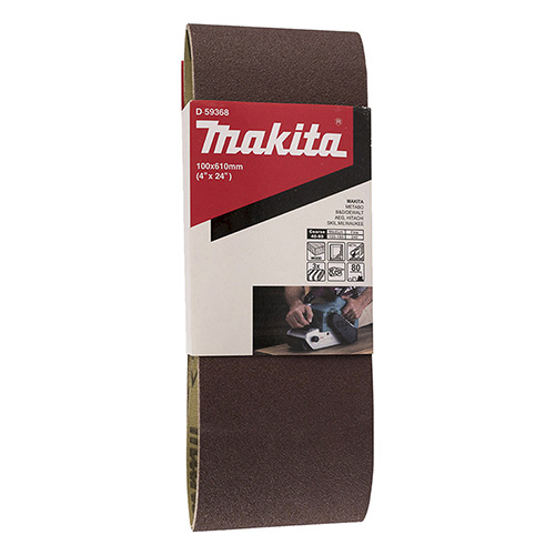 [MAA-D-59368] JUEGO DE BANDAS DE LIJA DE 4 X 24 GRANO 80 PARA MADERA Y METAL EN PAQUETE DE 3 PZAS (MAA-D59368)
