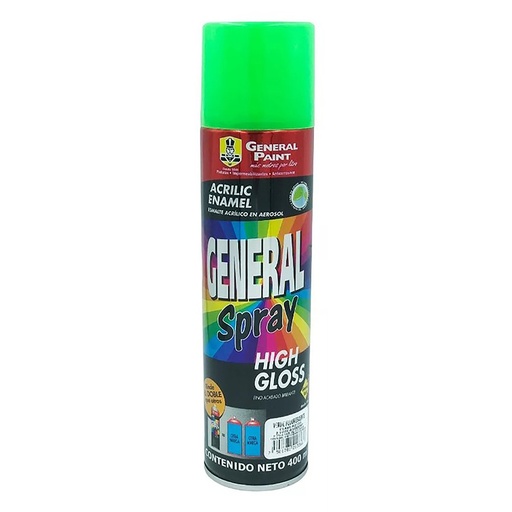 [G.P-A2701] PINTURA EN SPRAY (BOTE 400ml) VERDE FLUORECENTE