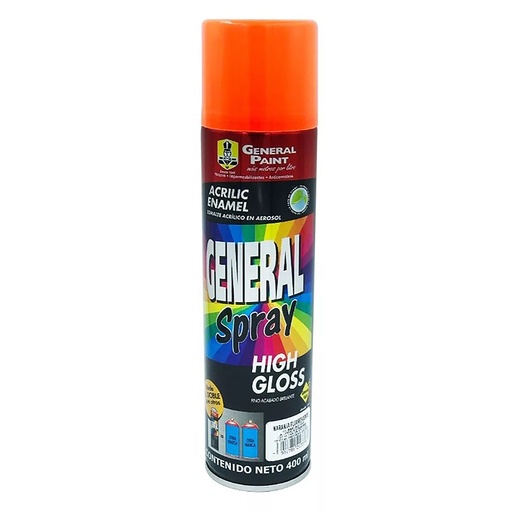 [G.P-A2702] PINTURA EN SPRAY (BOTE 400ml) NARANJA FLUORECENTE
