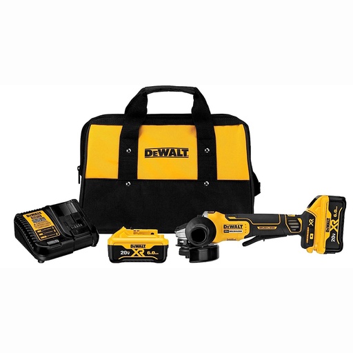[BDD-DCG413H2-B3] KIT DE ESMERILADORA 4 1/2 BRUSHLESS 20V XR