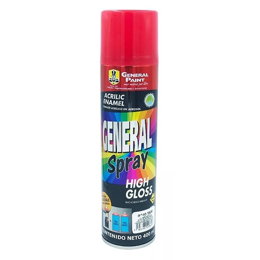 [G.P-A2317] PINTURA EN SPRAY (BOTE 400ml) ROJO TAXI
