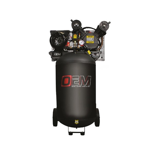 [OEM-COEMV-5] COMPRESOR LUBRICADO DE 5 HP VERTICAL DE 3500 W 170 LITROS, 123 PSI, 127 V, 6.9 CFM INDUSTRIAL DE BANDA