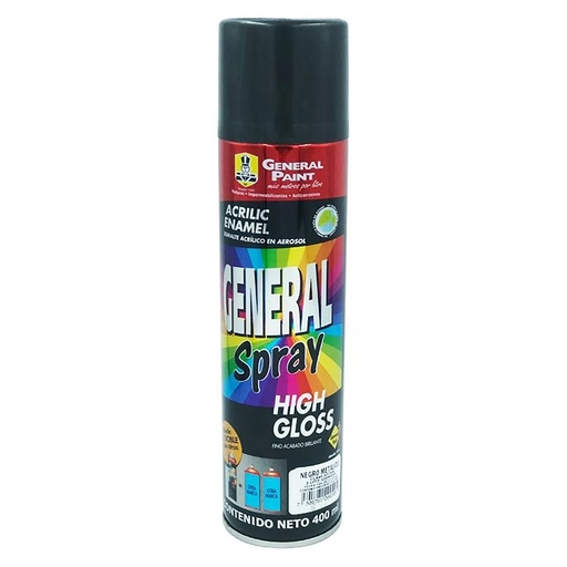 [G.P-A2354] PINTURA EN SPRAY (BOTE 400ml) NEGRO METALICO