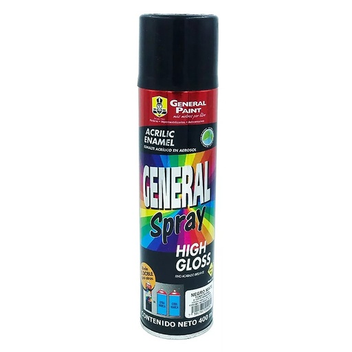 [G.P-A2694] PINTURA EN SPRAY (BOTE 400ml) NEGRO MATE