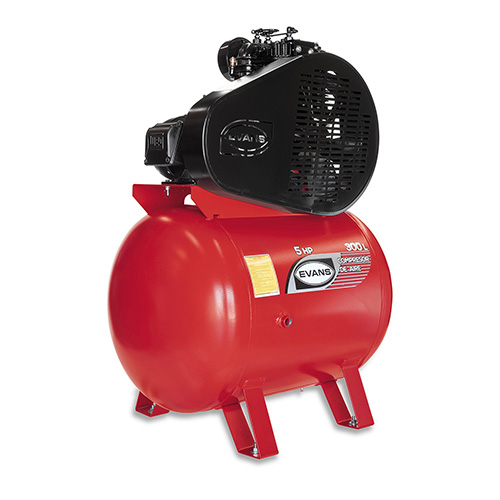 [EVA-E230ME0500-300] COMPRESOR LUBRICADO 2 ETAPAS 5 HP TRIF. 175 lb 300L