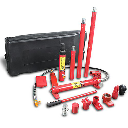 [MIK-R-435] PORTO POWER 10 TON C/4 EXT. Y 9 ACCESORIOS C/ESTUCHE