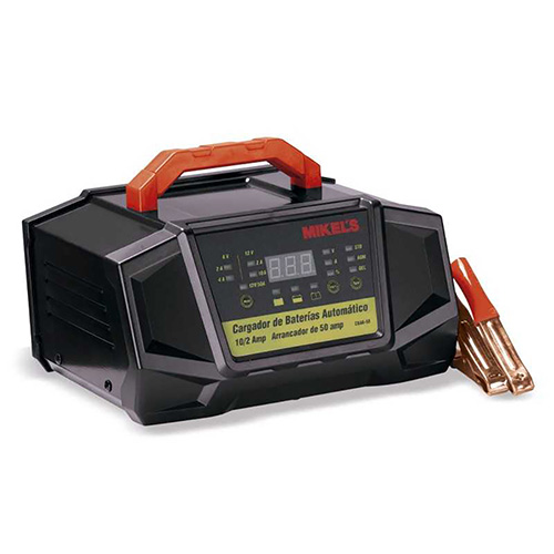 [MIK-CBAA-50] CARGADOR DE BATERIAS AUTOMATICO C/ARRANCADOR 1/10/50 AMP