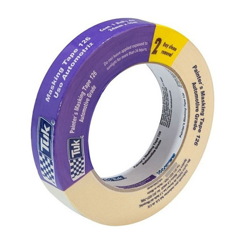 [TUK-102600] CINTA MASKING TAPE 3/4 X 50m (PREMIUM 126) P/USO AUTOMOTRIZ