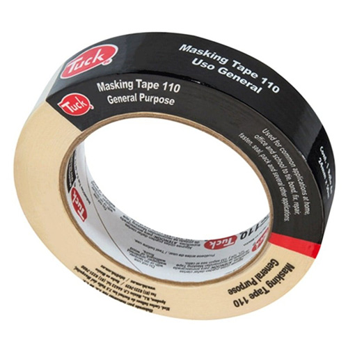 [TUK-110-1/2X50] CINTA MASKING TAPE 1/2 X 50m (NEGRA) P/USO GENERAL