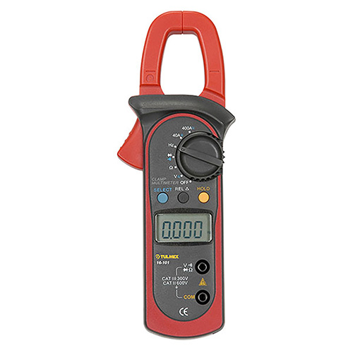 [TUL-16-101] MULTIMETRO DIGITAL DE GANCHO C/RANGO 4-600 V Y CA DE 40-400 AMP