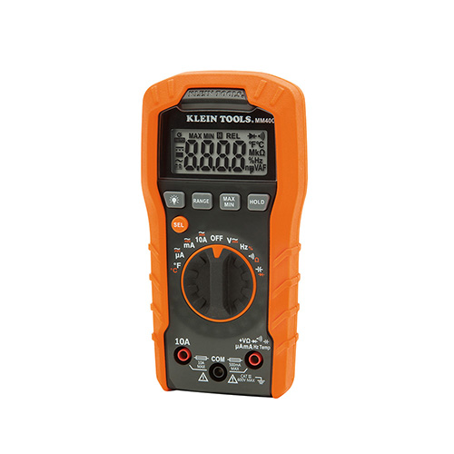 [KLE-MM400] MULTIMETRO DIGITAL 600 V ESCALA AUTOMATICA CHECA TEMP.