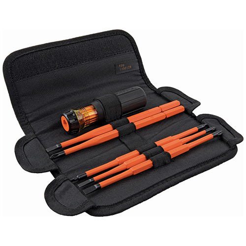 [KLE-32288] KIT DE DESARMADORES AISLADOS 8 EN 1 C/ESTUCHE