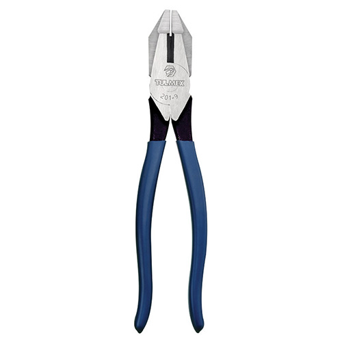 [TUL-201-8] PINZA DE ELECTRICISTA CLASICA 8 MANGO AZUL BLISTER