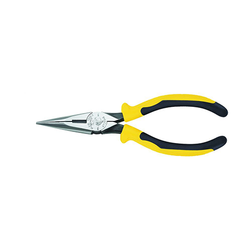 [KLE-KT203-6] PINZA DE PUNTA CONICA C/CORTE LATERAL DE 6 MANGO BICOLOR