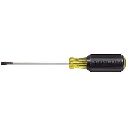 [KLE-601-4] DESARMADOR PUNTA CABINET BARRA REDONDA 3/16 X 4 MANGO ACOJINADO