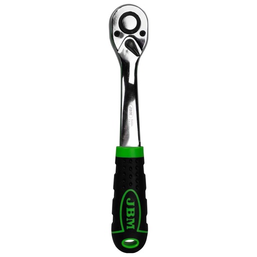 [JBM-54024] MATRACA REVERSIBLE DE 1/2 C/72 DIENTES 255 MM CROMADA
