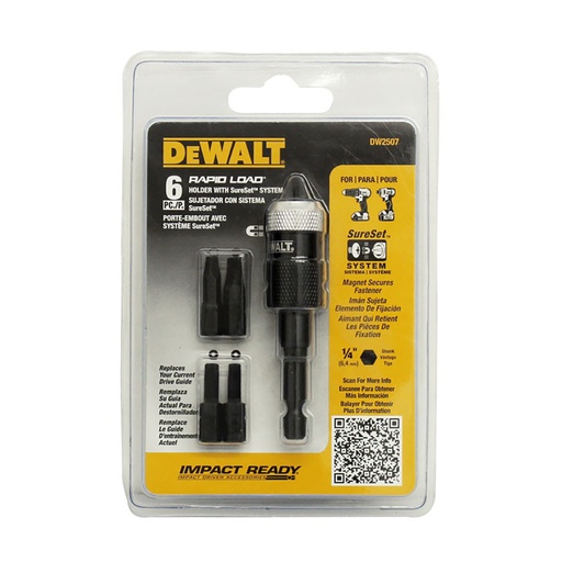 [BDA-DW2507] SUJETADOR DE PUNTAS RAPID LOAD PARA ATORNILLAR