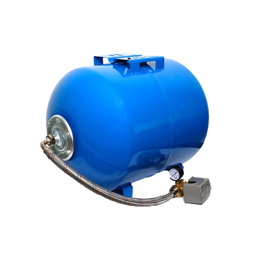 [IGO-TH-100] TANQUE HIDRONEUMATICO DE 93 LTS INC. MANOMETRO CONECTOR AUTOMATICO Y MANGUERA IDEAL PARA PKM60 QB60QB70 Y QB80