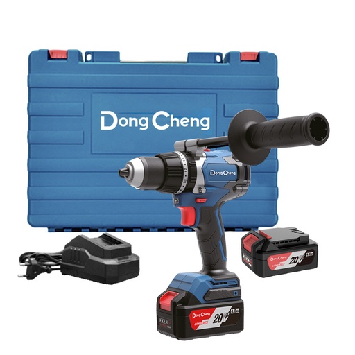 [DCH-DCJZ03-13EM] TALADRO/ROTOMARTILLO/DESTORNILLADOR DE 1/2 20 V S/CARBONES, C/2 BAT. DE 4 AMPS, CARGADOR, MANGO AUXILIAR Y ESTUCHE DE USO PESADO