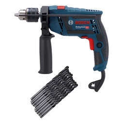 [BOI-0615A001YP] COMBO ROTOMARTILLO DE 1/2 750 WATTS MOD GSB 13 RE + 10 BROCAS DE 9/64 ALTA VELOCIDAD