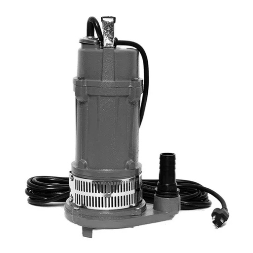 [IGO-QDA-550] BOMBA SUMERGIBLE PARA CISTERNA/ALJIBE DE 3/4 HP CUERPO DE ALUMINIO C/FLOTADOR EMB. DE COBRE ALT. MAX DE 25 MTS