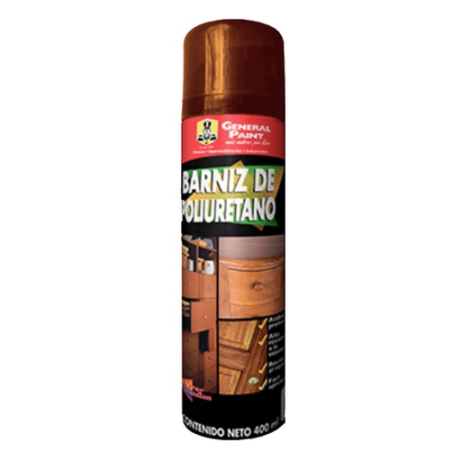 [G.P-AU1308] PINTURA EN SPRAY POLIURETANO PARA MADERA COLOR NOGAL