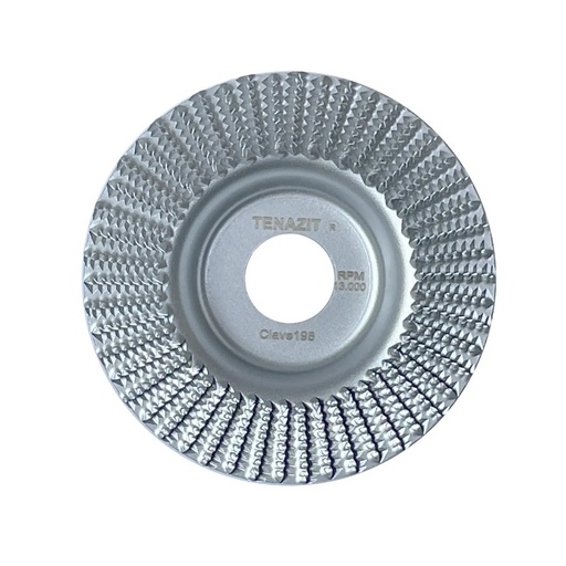 [AUS-198] DISCO PARA DESBASTE DE MADERA PLANO DE 4 X 7/8 (METALICO) P/MINIESMERILADORA