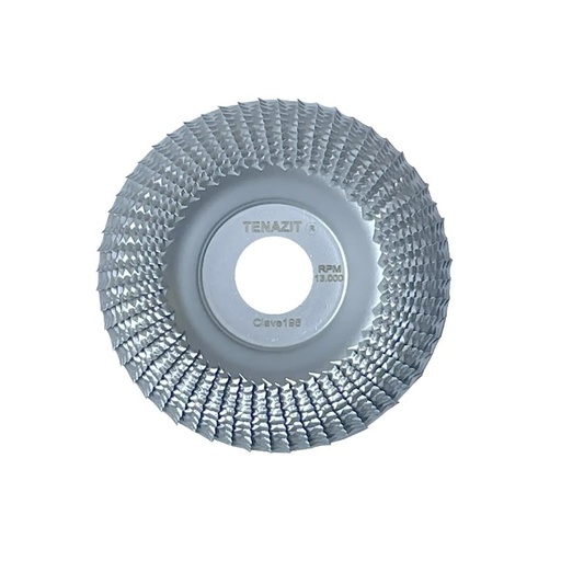 [AUS-196] DISCO PARA DESBASTE DE MADERA CURVO DE 4 X 7/8 (METALICO) P/MINIESMERILADORA
