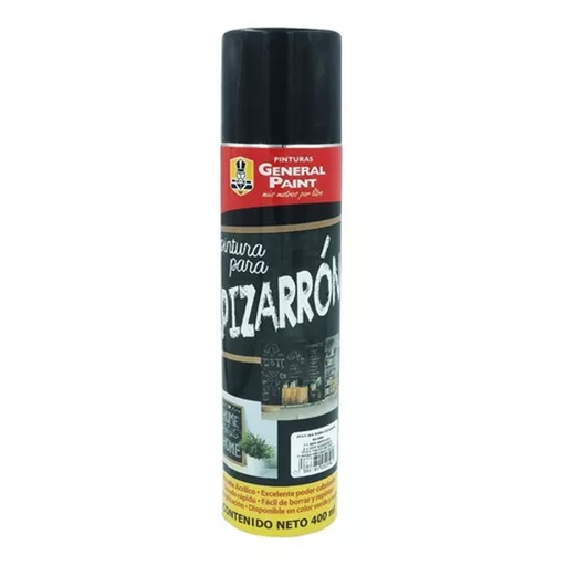 [G.P-AP5102] PINTURA EN SPRAY (BOTE 400ml) ESPECIAL PARA PIZARRON COLOR NEGRA