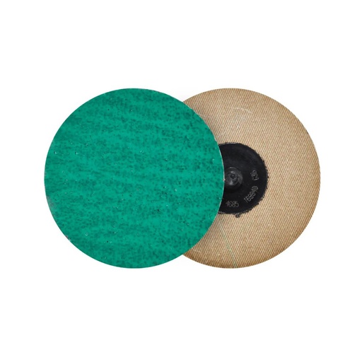 [AUS-4685] DISCO DE LIJA DE CAMBIO RÁPIDO (ROL-OK), DE ZIRCONIO VERDE TUZ2Y - 35, DE 76MM