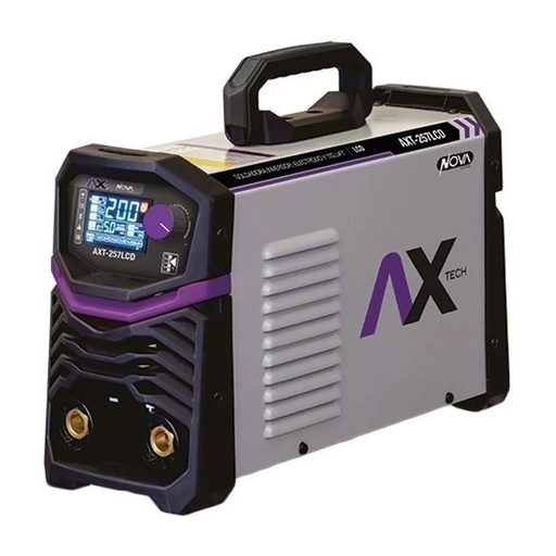 [AXT-257LCD] SOLDADORA INVERSOR ELECTRODO Y TIG LIFT 250A, BI VOLTAJE 110-220V PANTALLA LCD