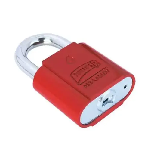 [PHI-MX1528-D] CANDADO GANCHO CORTO COLOR ROJO (PHI-1528)