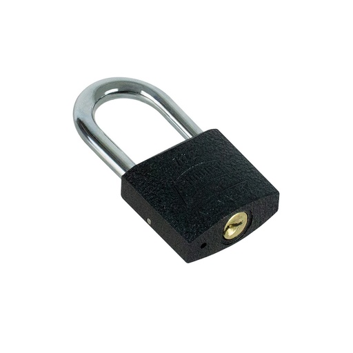 [PHI-MX7185] CANDADO DE HIERRO ACABADO COLOR NEGRO GANCHO LARGO MODELO 103 DE 45 MM (PHI-103)