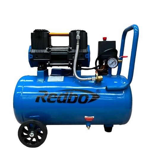 [RED-AC-1100*1-25L] COMPRESOR LIBRE DE ACEITE DE 1100 WATTS 25 LITROS 127 V PESO DE 17.5 KGS DESPLAZ. DE AIRE DE 95 LT/MIN