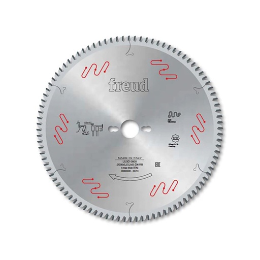 [BOA-F03FS05093] DISCO C/PASTILLAS DE CARBURO FREUD P/MADERA DURA Y BLANDA 12 x 96D