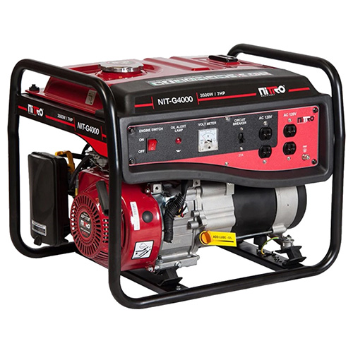[NIT-G4000-D] GENERADOR A GASOLINA 3,500 W 7 HP 120 V/60Hz (4 TIEMPOS) ENC. MANUAL