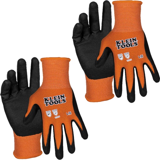 [KLE-60581] PAQUETE DE DOS PARES DE GUANTES ANTICORTE NIVEL 1 TALLA GDE