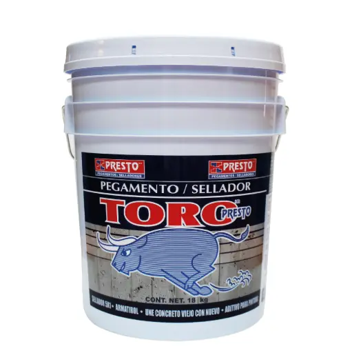 [PRE-8218] PEGAMENTO TORO SELLADOR CUBETA DE 18 KGS.