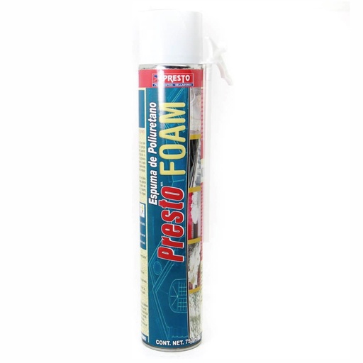 [PRE-1075] ESPUMA DE POLIURETANO PRESTO FOAM BOTE DE 750 ML.
