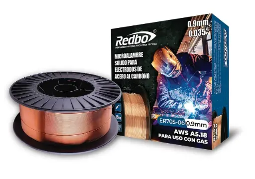 [RED-ER70S-6-1.0MM5KG] MICROALAMBRE DE SOLIDO ER70S-6 1.0MM 5KG